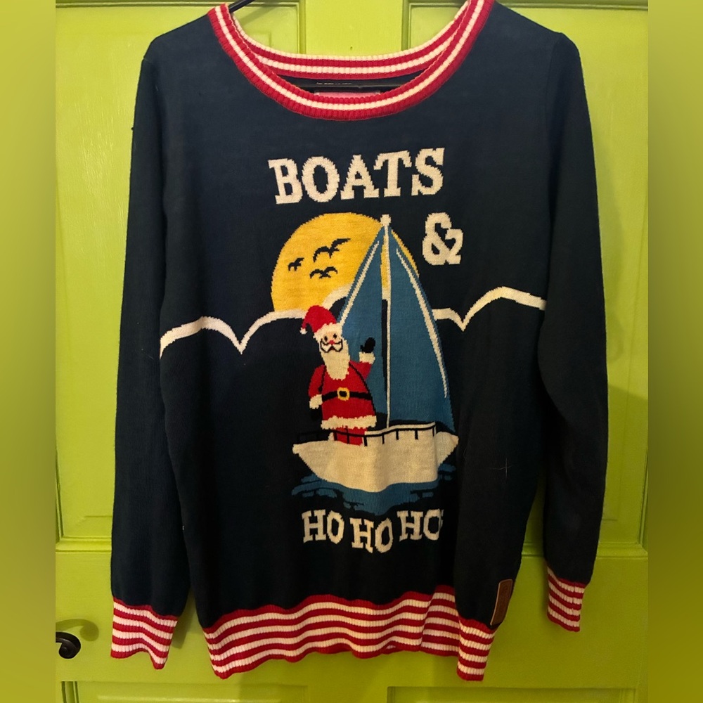 Tipsy Elves “Boats & Ho’s” funny sweater